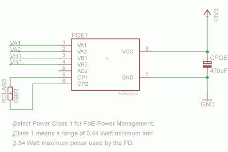 PoE example circuit